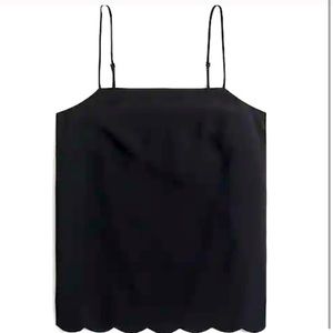 NWT J. Crew Scalloped Bottom Tank • Size 0